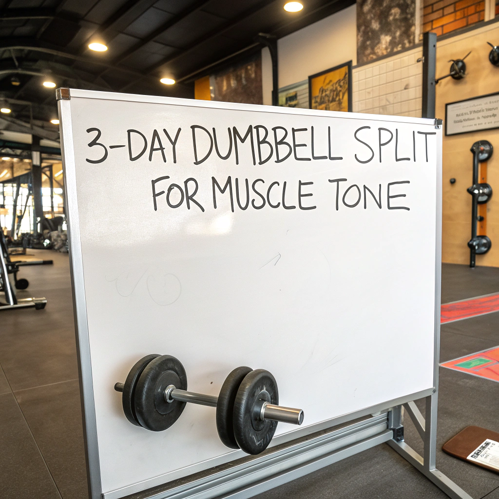 3-Day Dumbbell Split for Muscle Tone