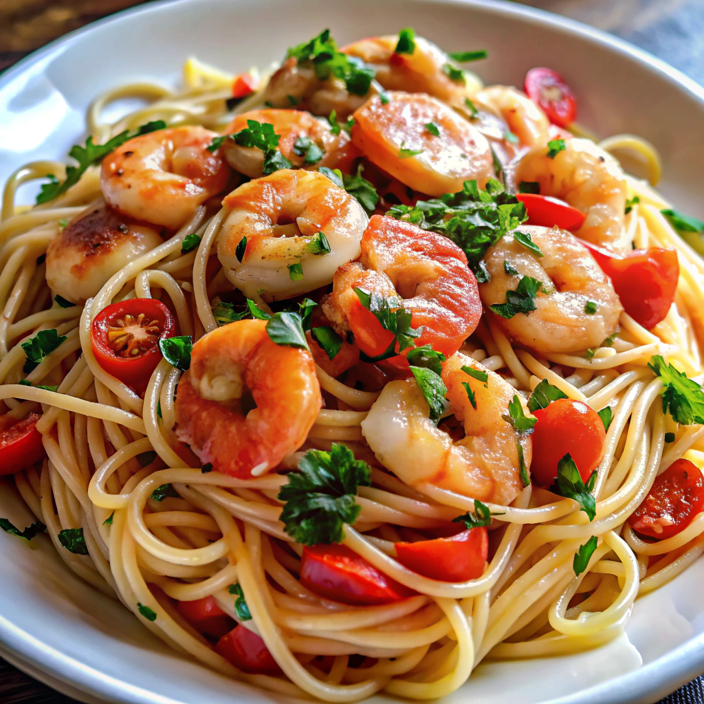 15-Minute Shrimp Pasta