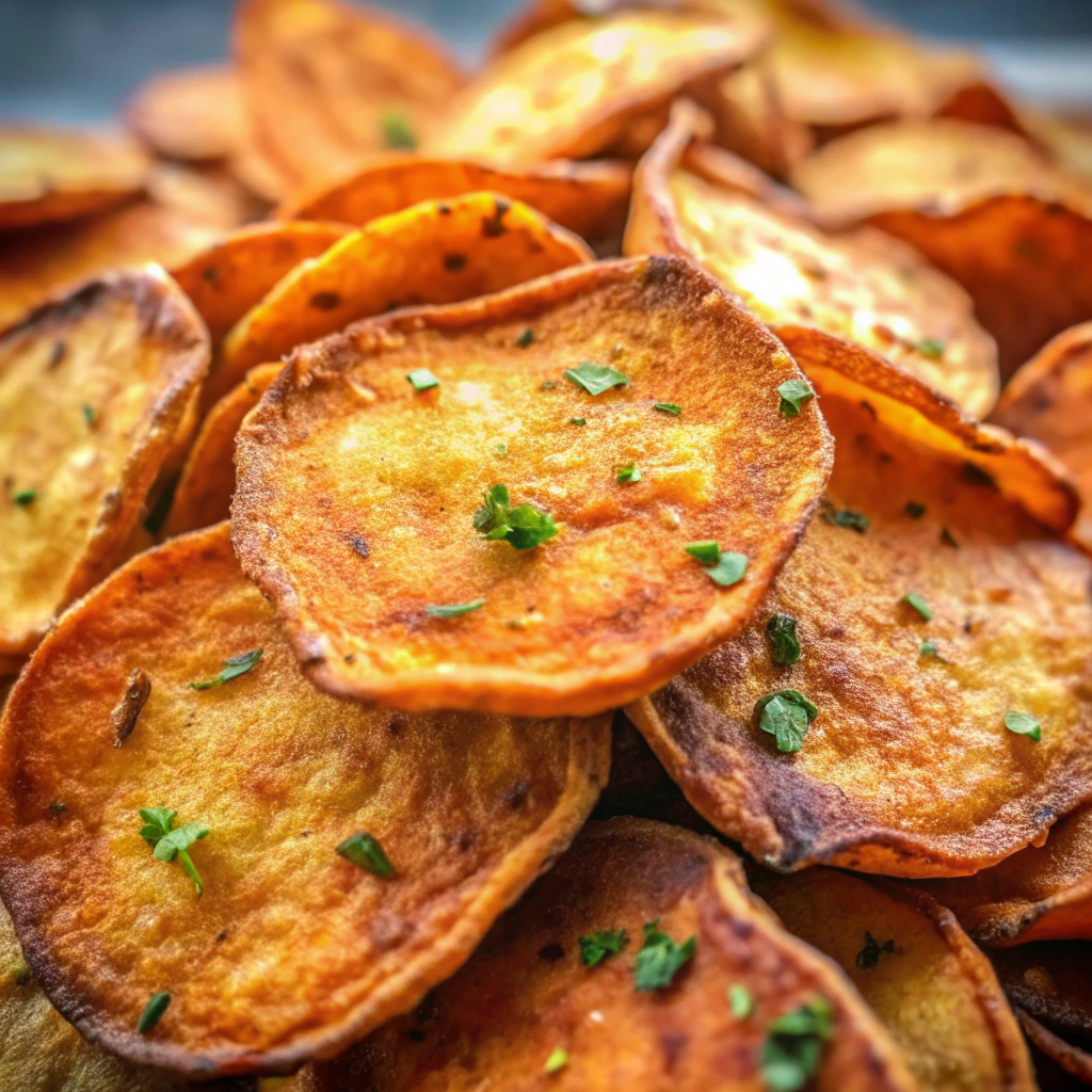 Air Fryer Sweet Potato Chips