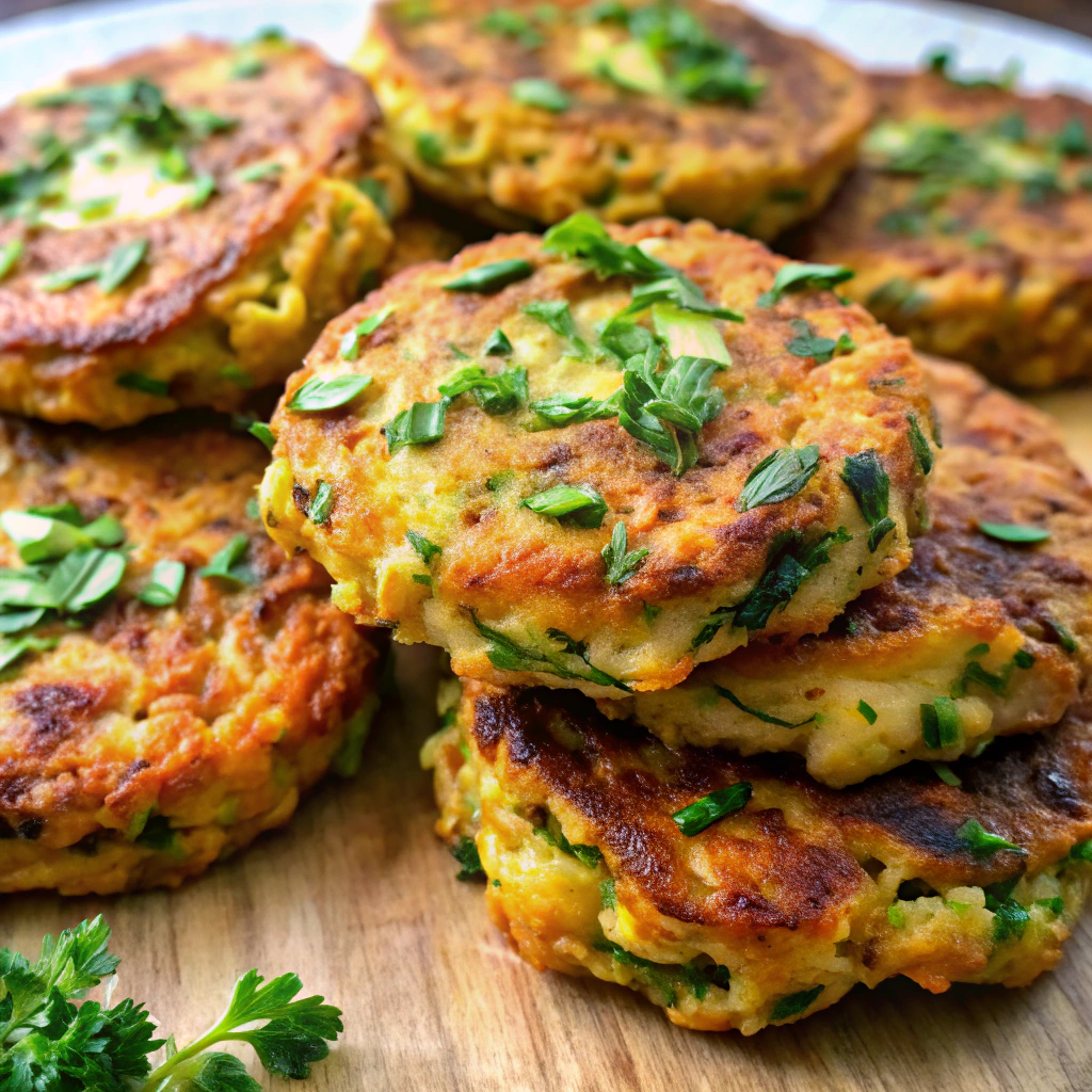 Carrot Zucchini Fritters