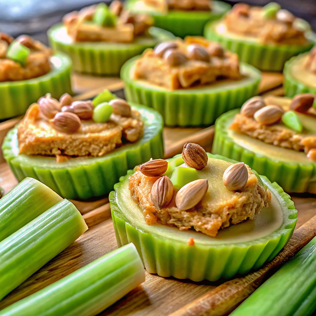 Celery Peanut Butter Snacks