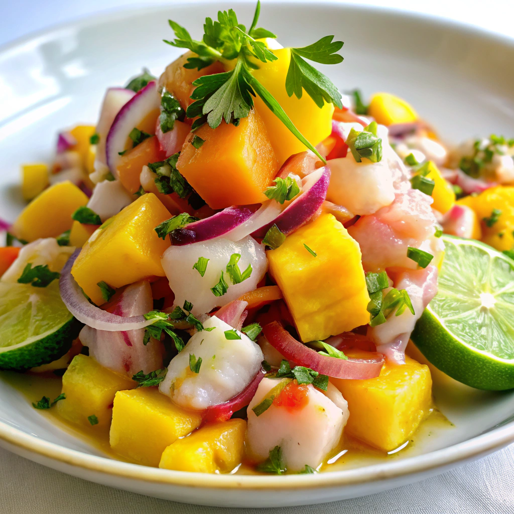 Ceviche with Mango & Lime