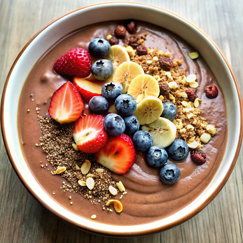 Chocolate Protein Smoothie Bowl
