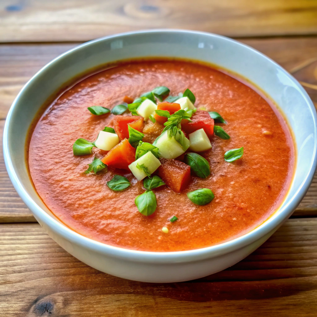 Classic Spanish Gazpacho Light Version