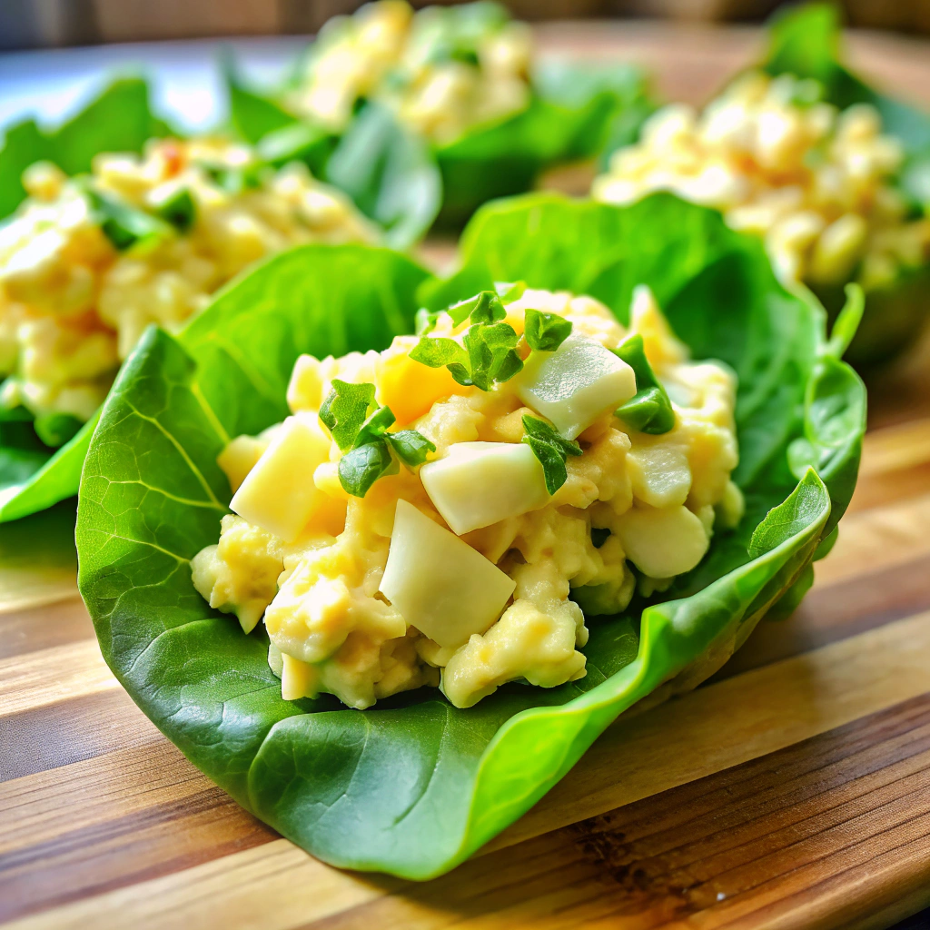 Egg Salad Lettuce Wraps