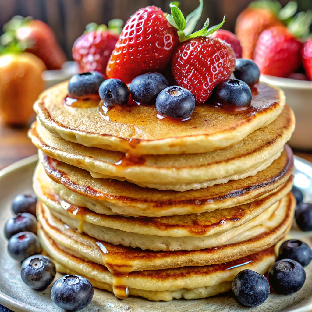 Fluffy Almond Flour Pancakes