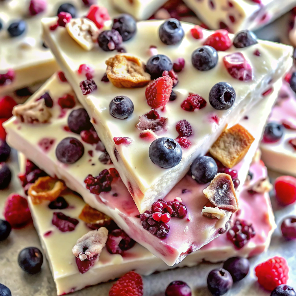Frozen Yogurt Bark