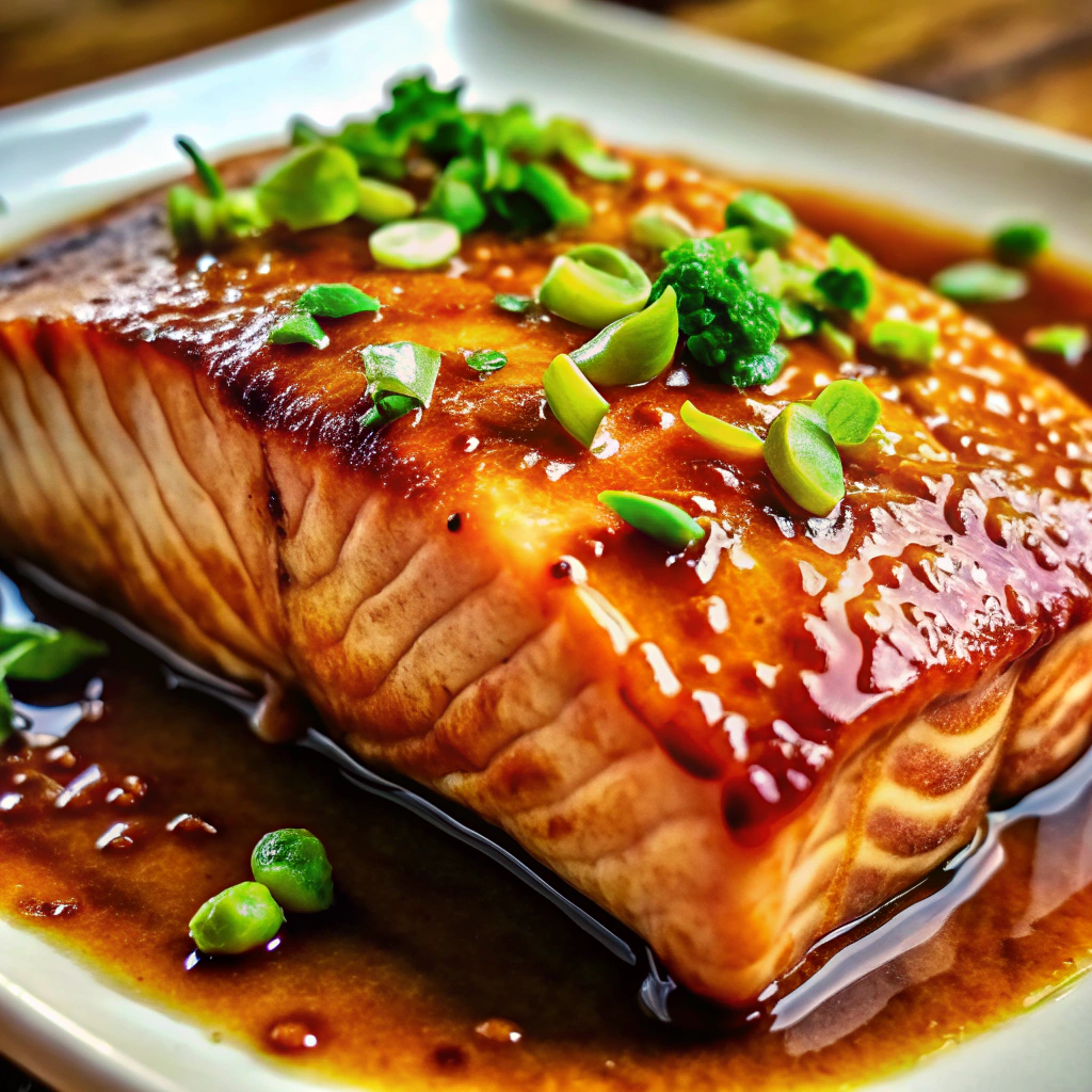 Ginger Soy Glazed Salmon
