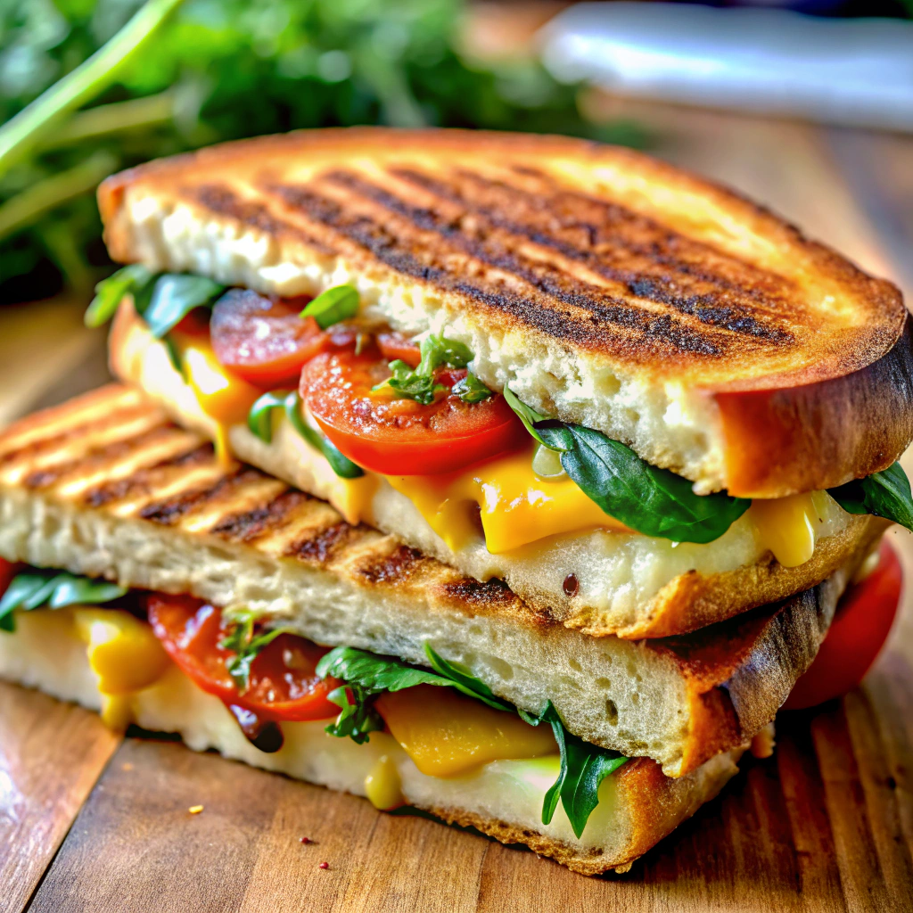 Grilled Cheese with Veggies