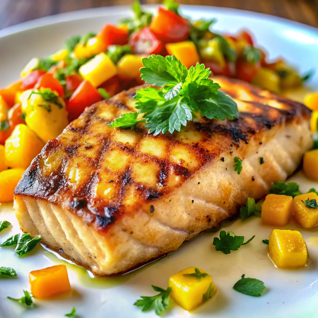 Grilled Mahi-Mahi with Mango Chutney