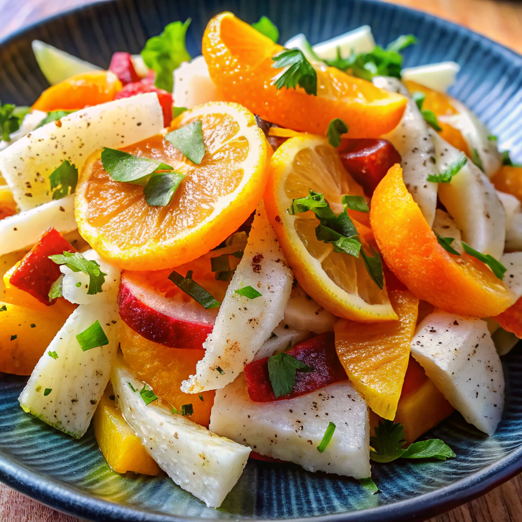 Jicama and Orange Salad with Chile Powder