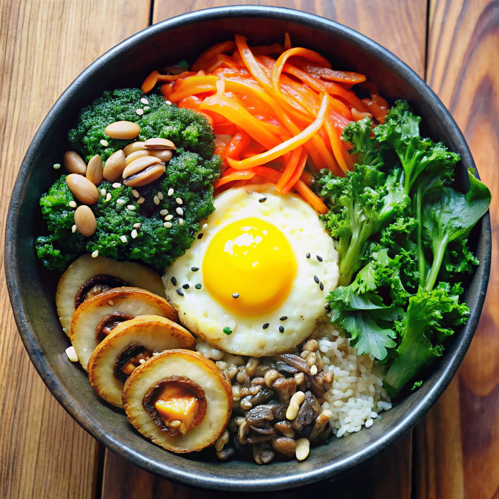 Kale & Mushroom Bibimbap