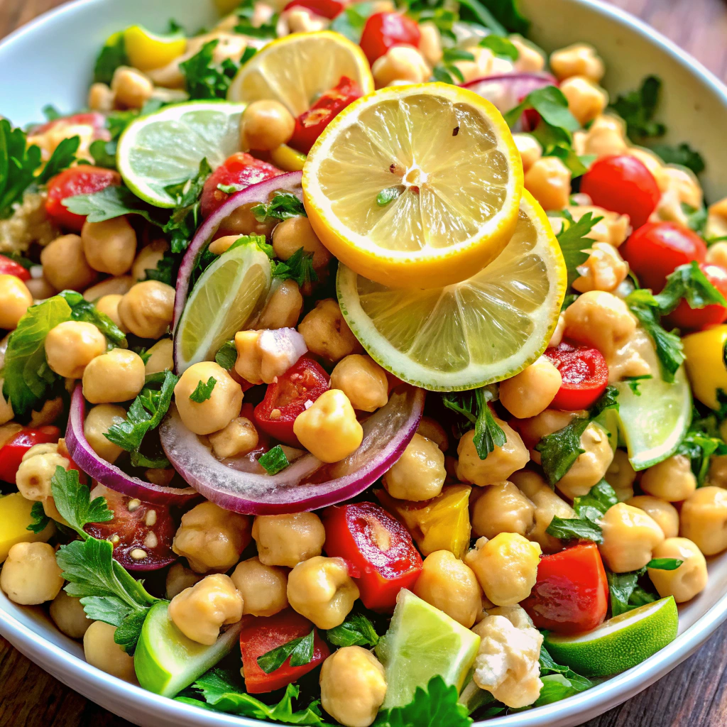 Lemon Chickpea Salad