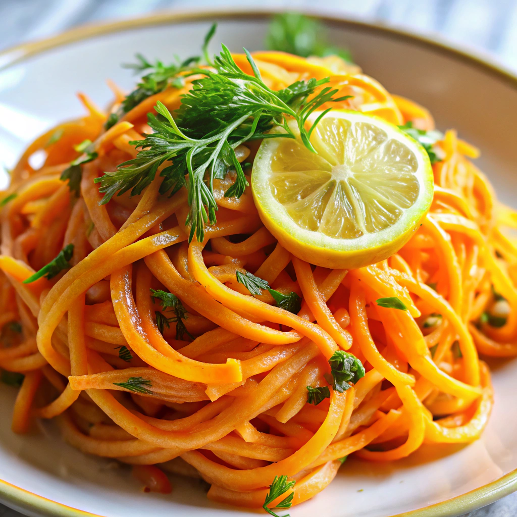 Lemon Dill Carrot Noodles