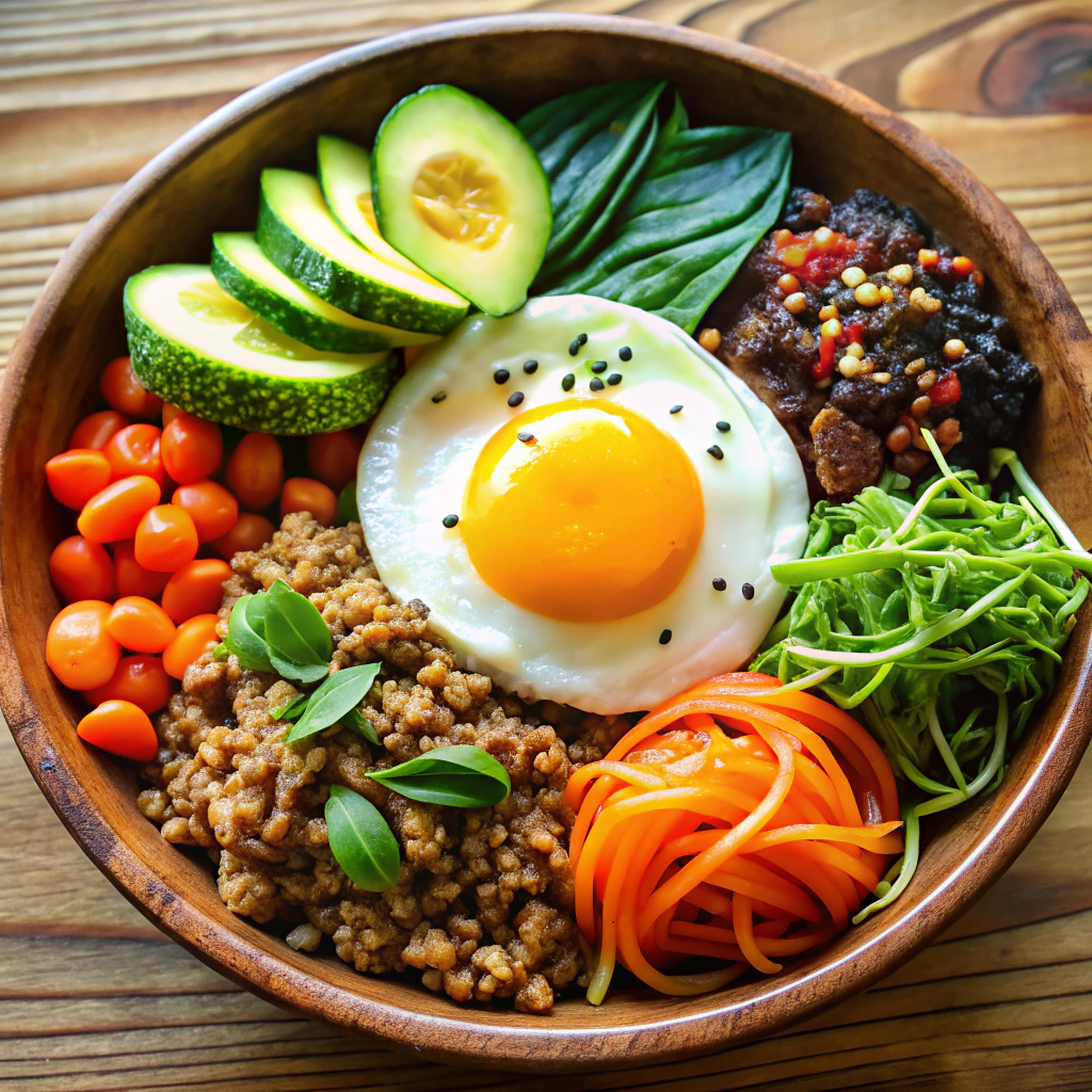 Lentil Bibimbap Bowl