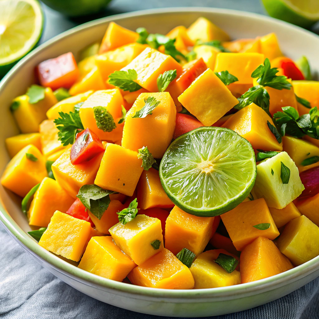 Mango Lime Fruit Salad