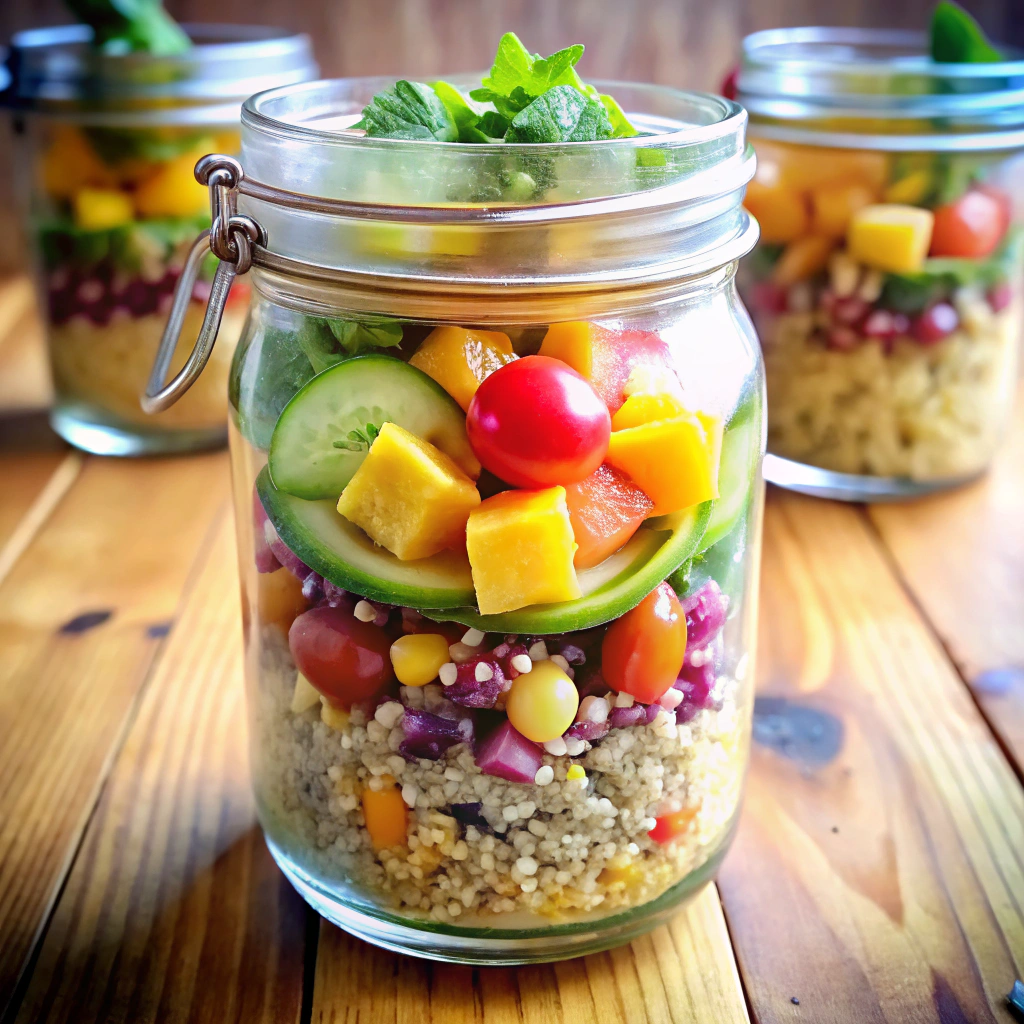 Mason Jar Quinoa Salad