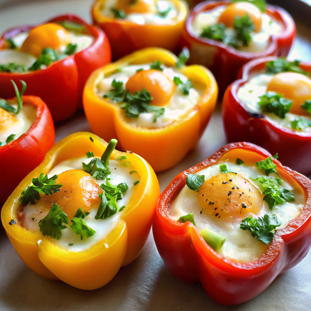 Mini Bell Pepper Egg Cups