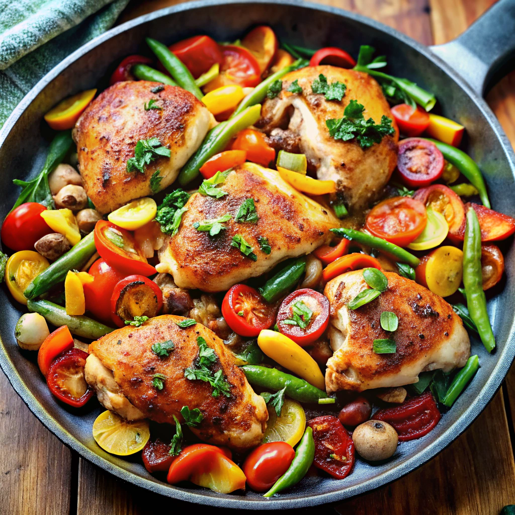 One-Pan Chicken & Veggies