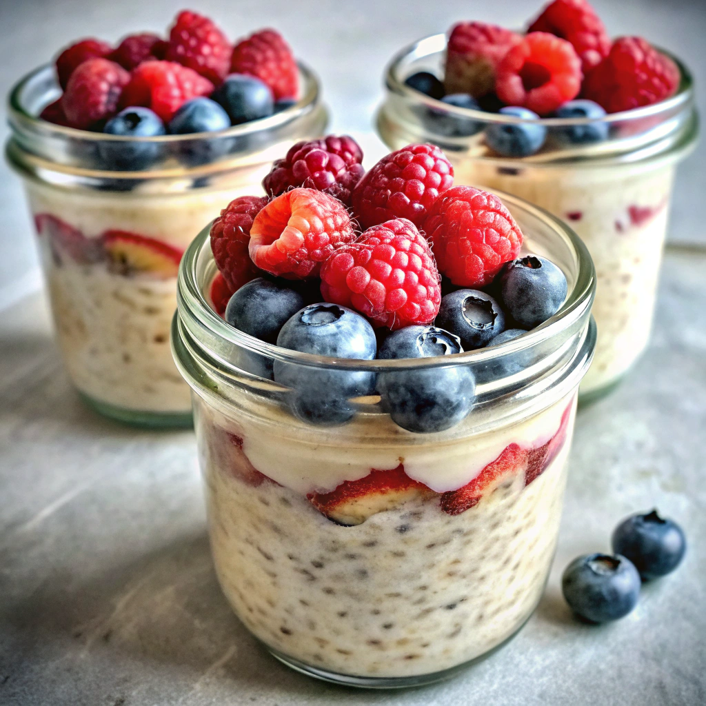 Overnight Oats with Berries