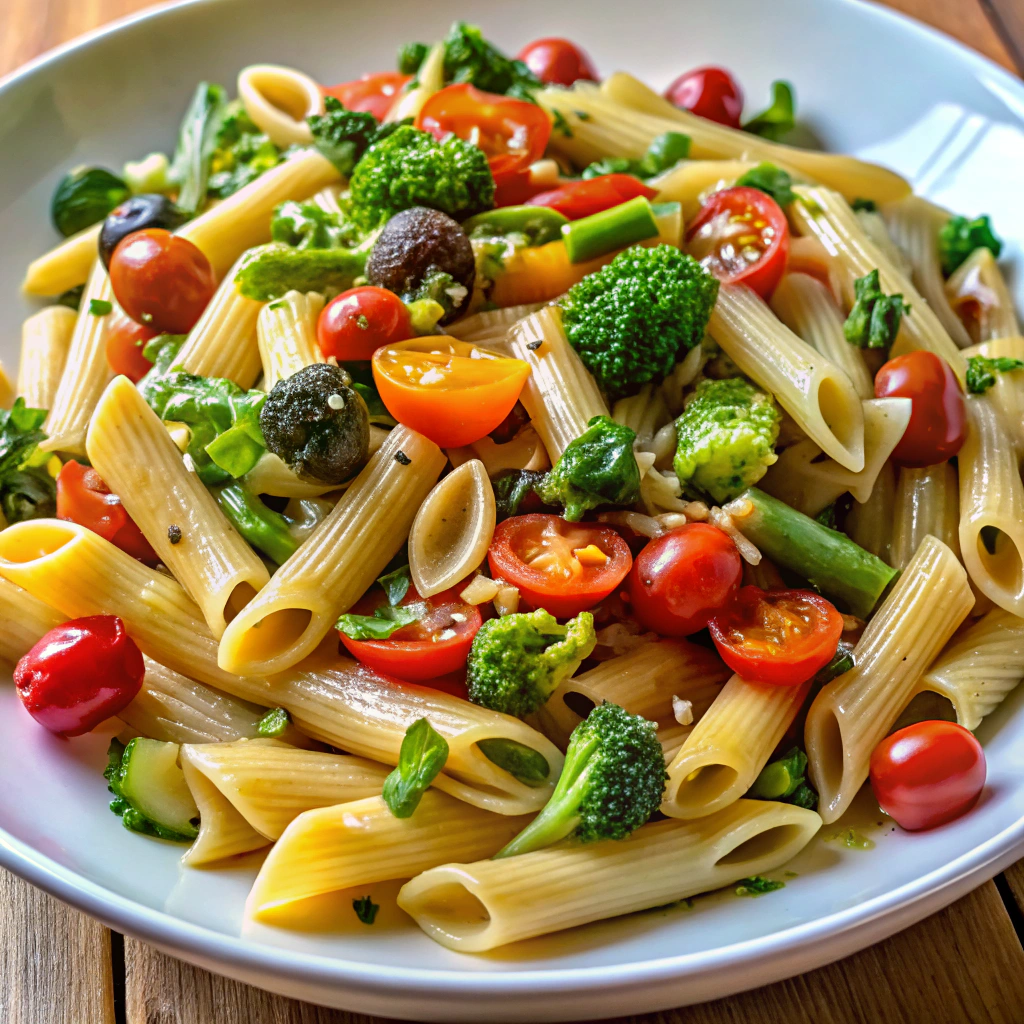 Pasta Primavera with Olive Oil
