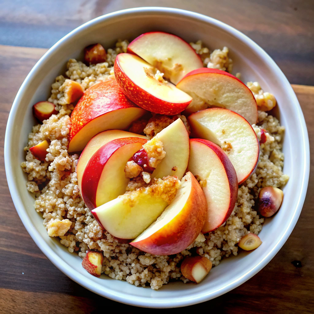 Quinoa Apple Breakfast Bowl