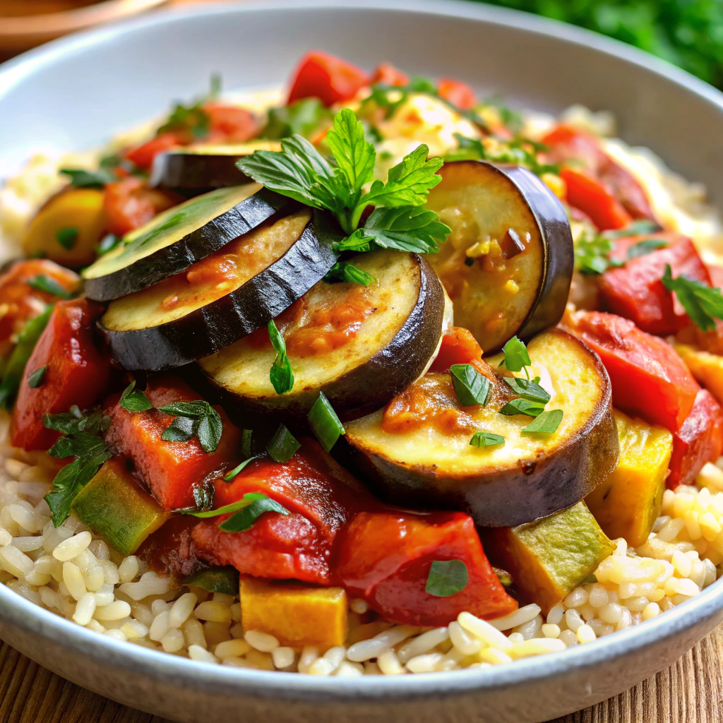 Ratatouille with Brown Rice