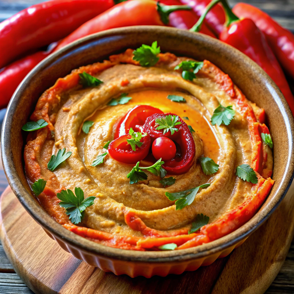 Roasted Red Pepper Hummus
