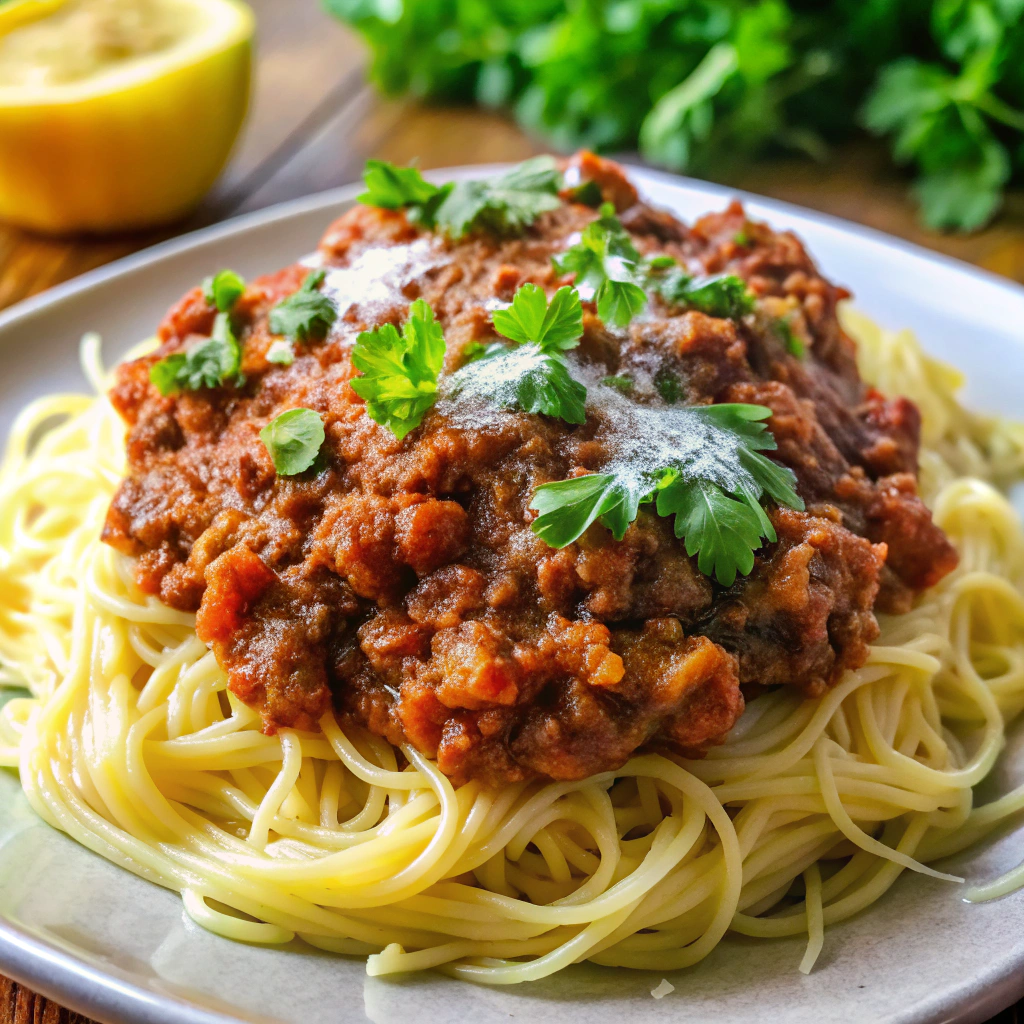 Spaghetti Squash Bolognese