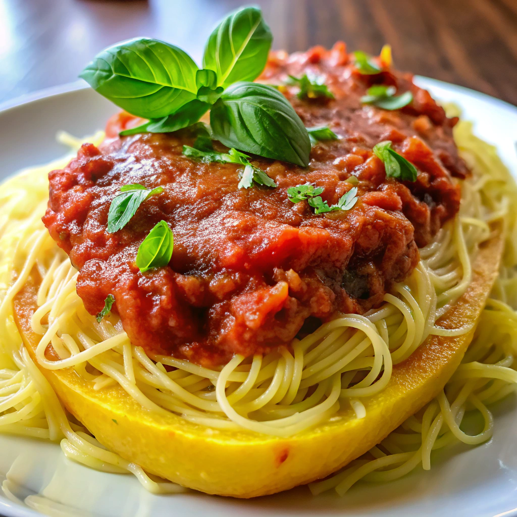 Spaghetti Squash with Marinara