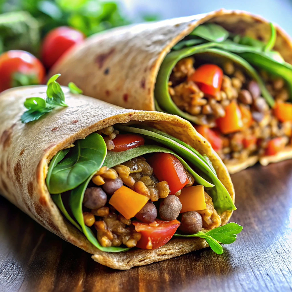 Speedy Lentil Wraps
