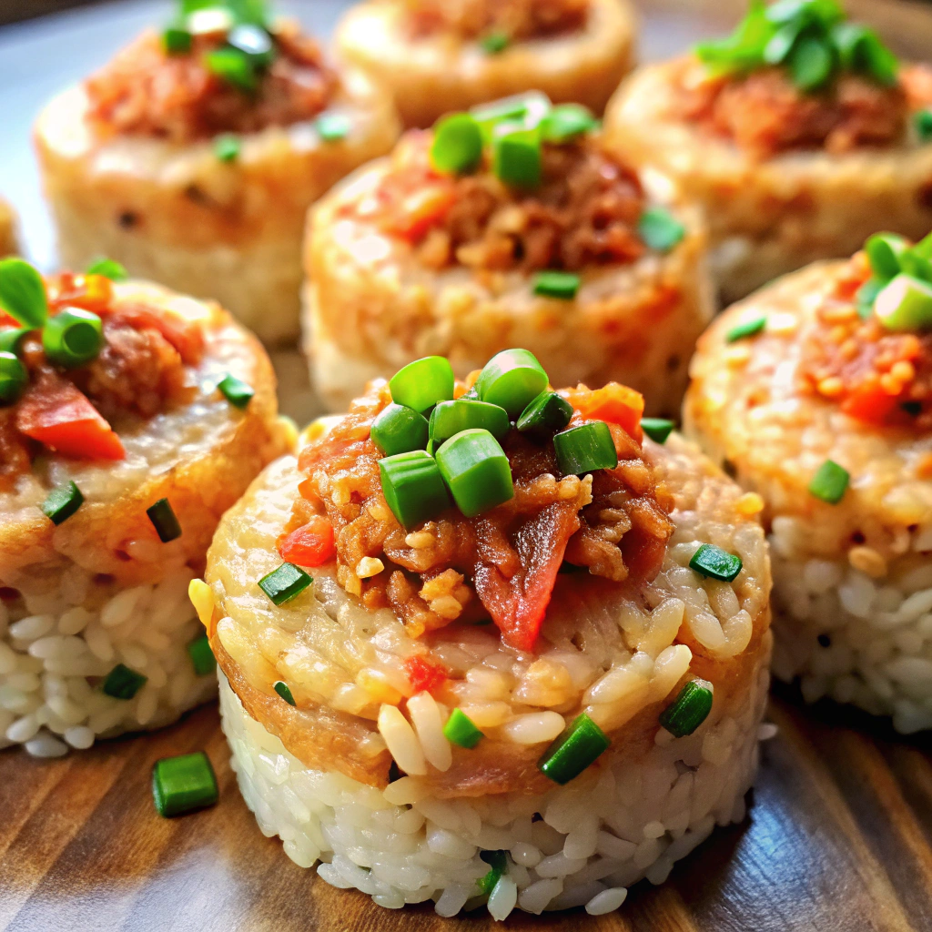 Spicy Tuna Rice Cakes