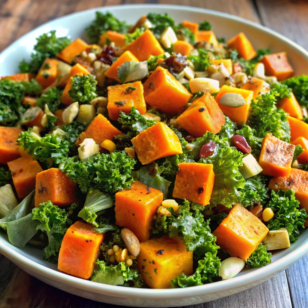 Sweet Potato Kale Salad