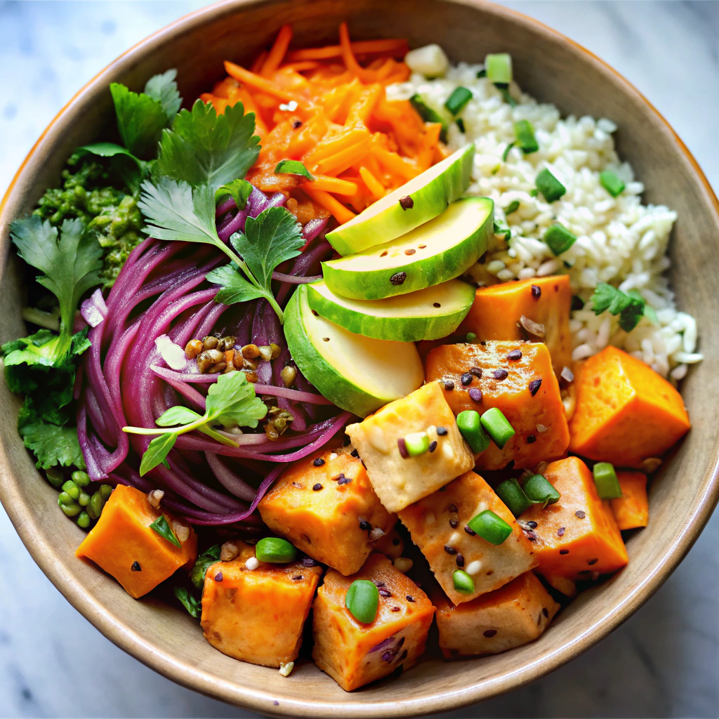 Sweet Potato Rice Bowl