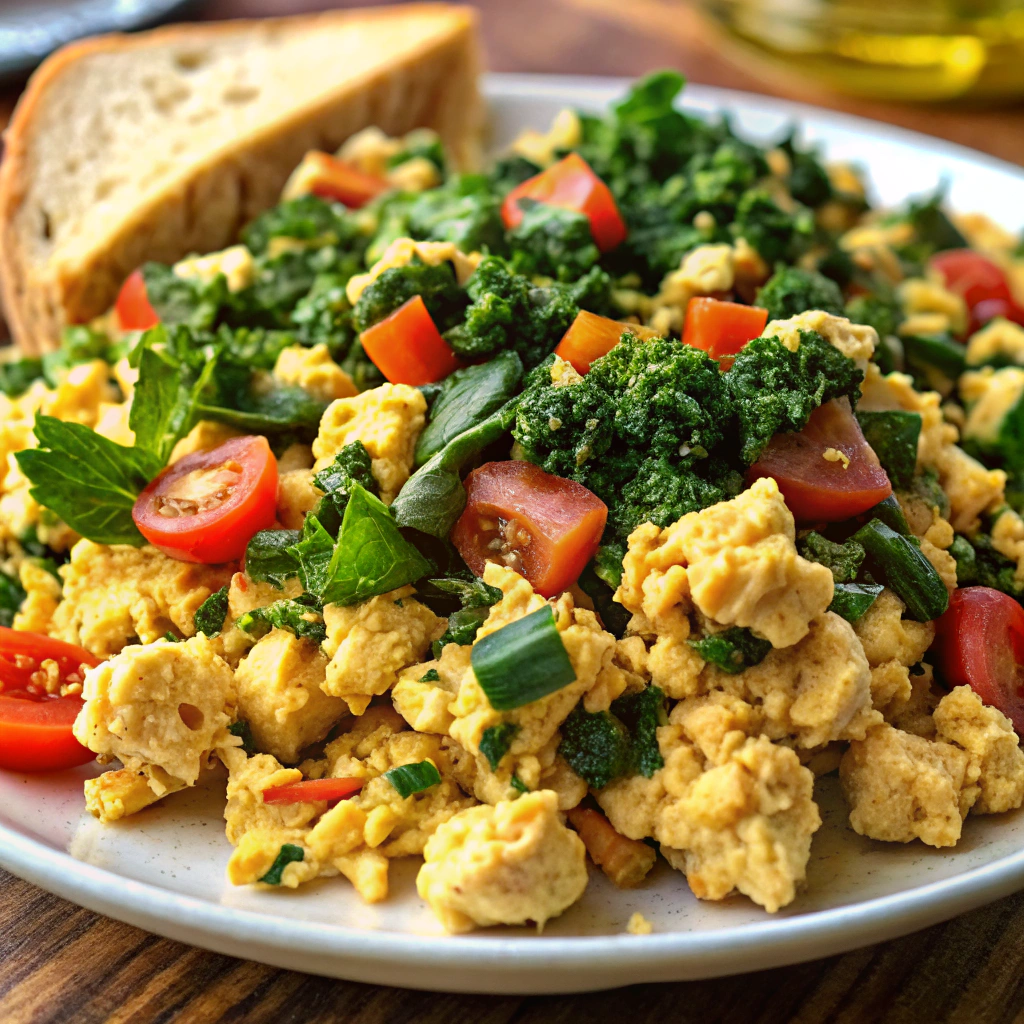 Tofu Scramble with Kale