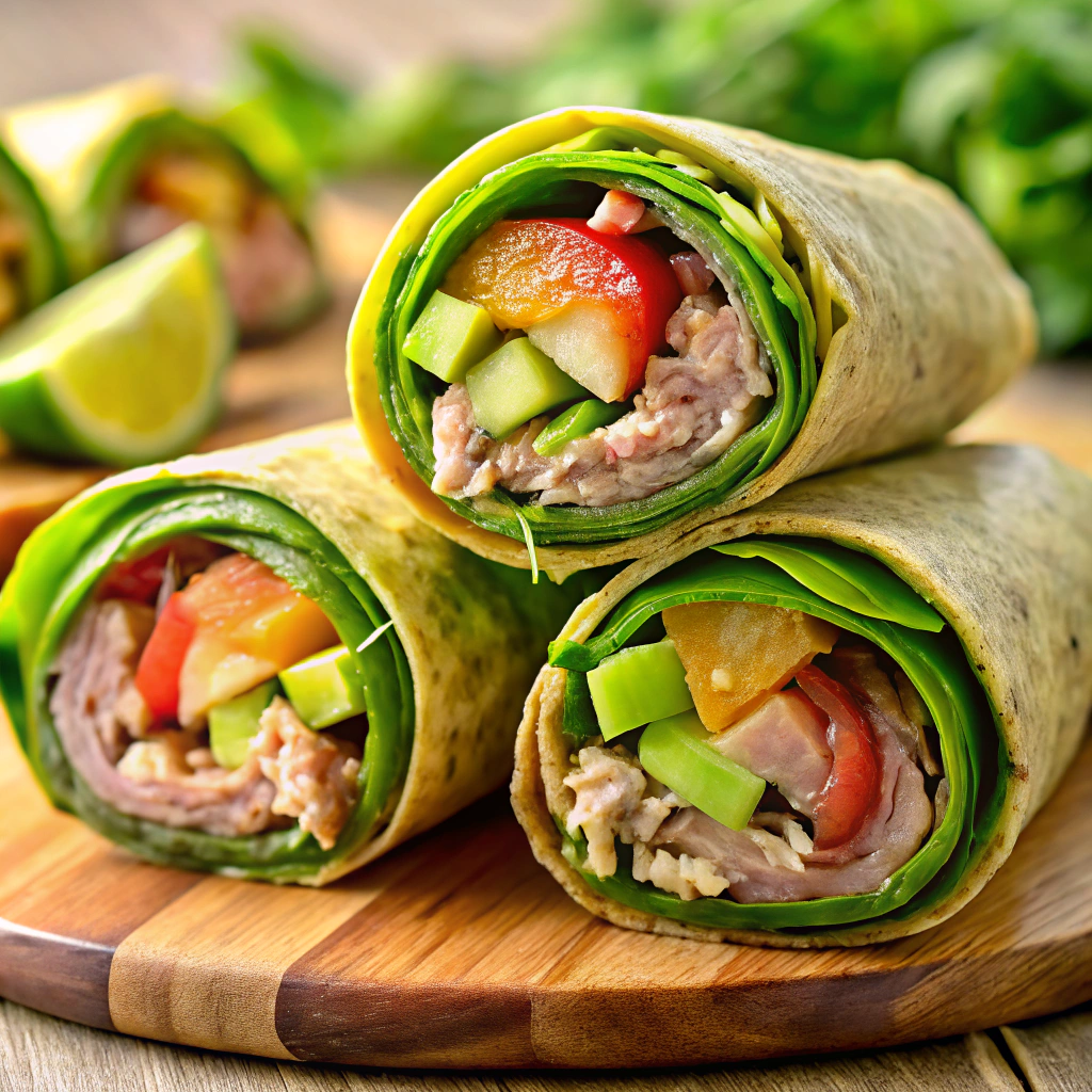 Tuna & Avocado Wraps