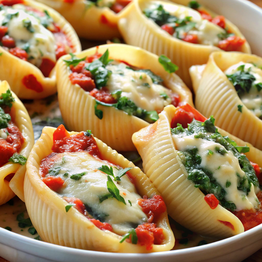 Turkey & Spinach Stuffed Shells