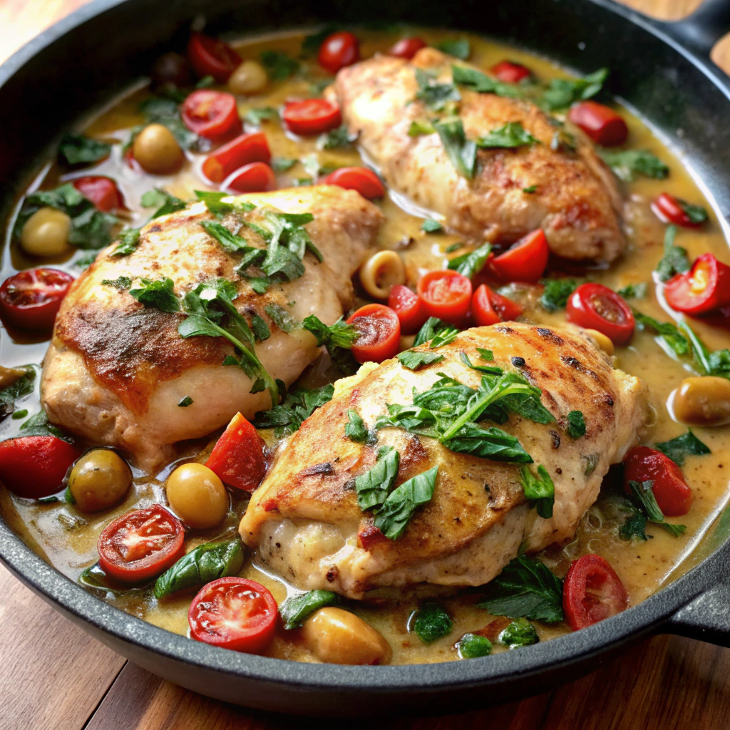 Tuscan Chicken Skillet