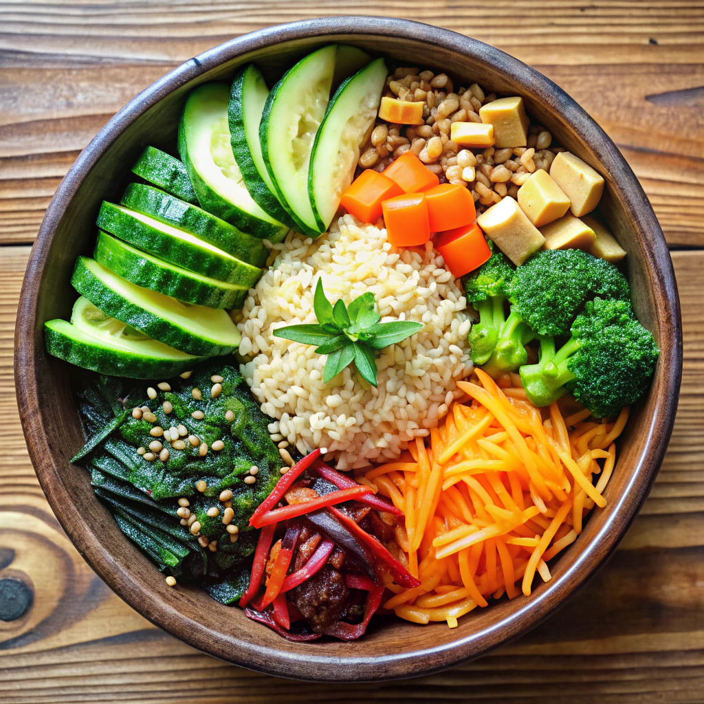 Vegan Barley Bibimbap