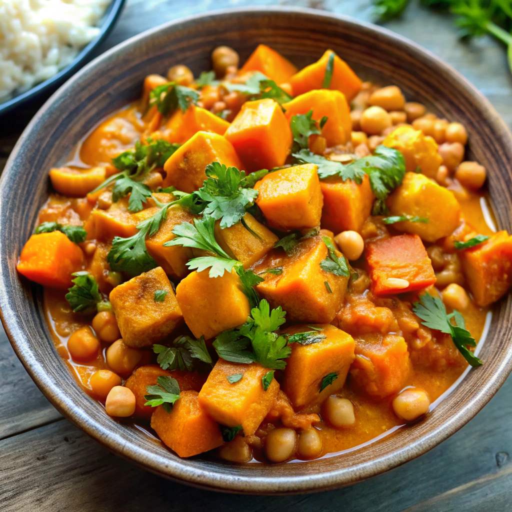 Chickpea & Sweet Potato Curry