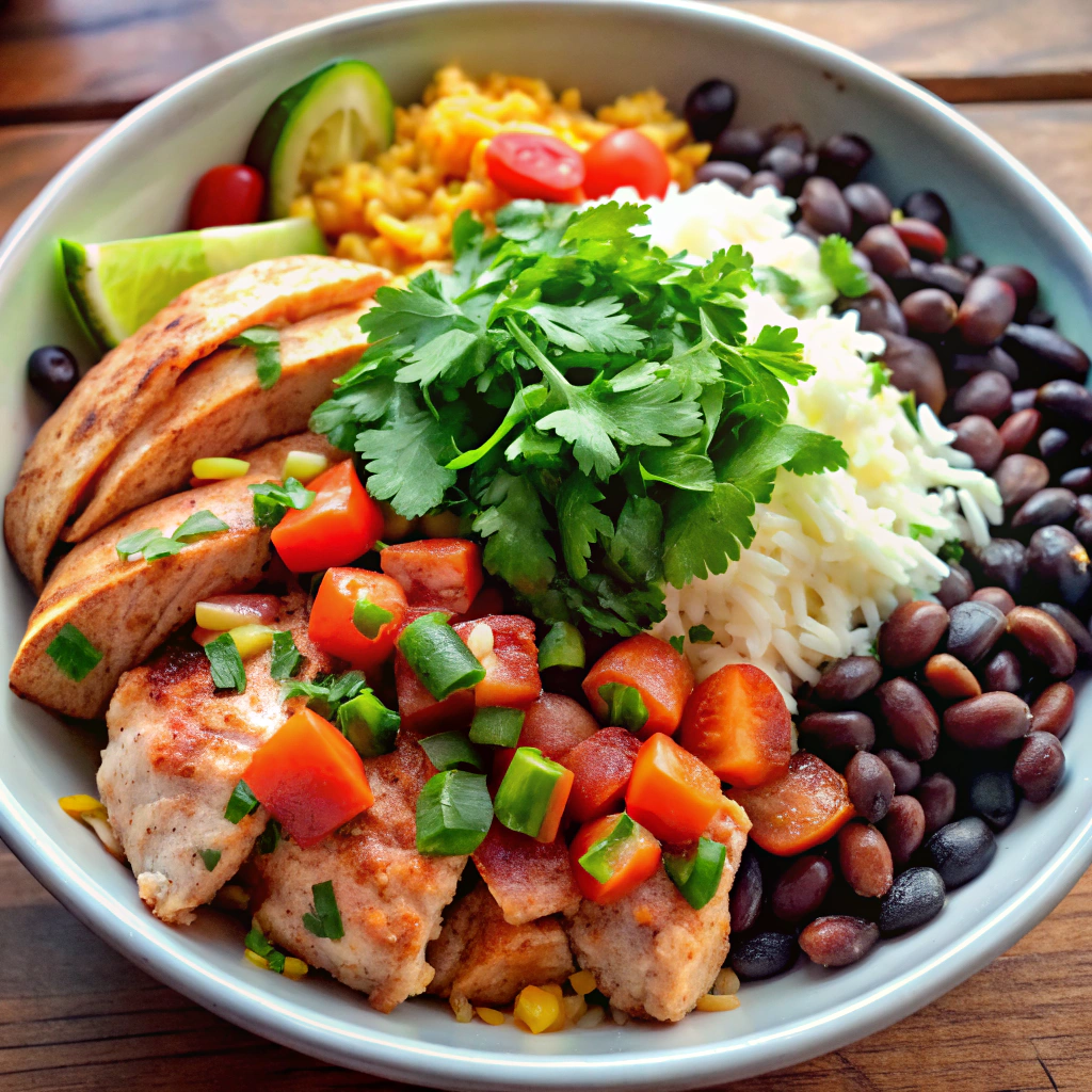 Chicken & Black Bean Burrito Bowl