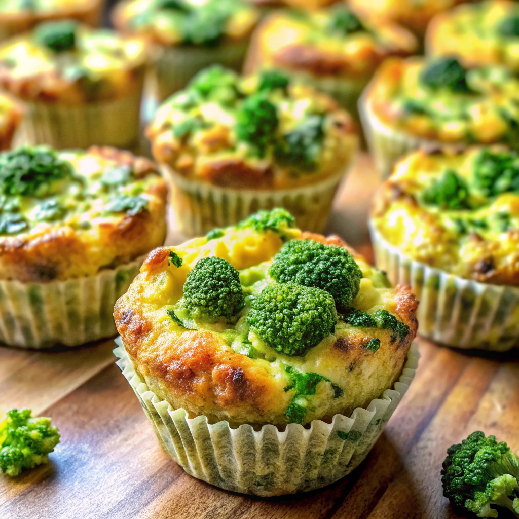 Protein-Packed Broccoli Egg Muffins