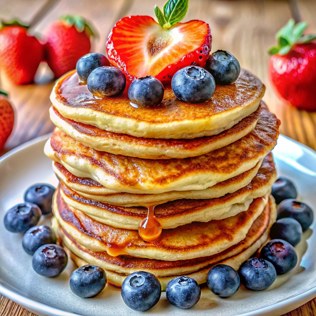Cottage Cheese Protein Pancakes