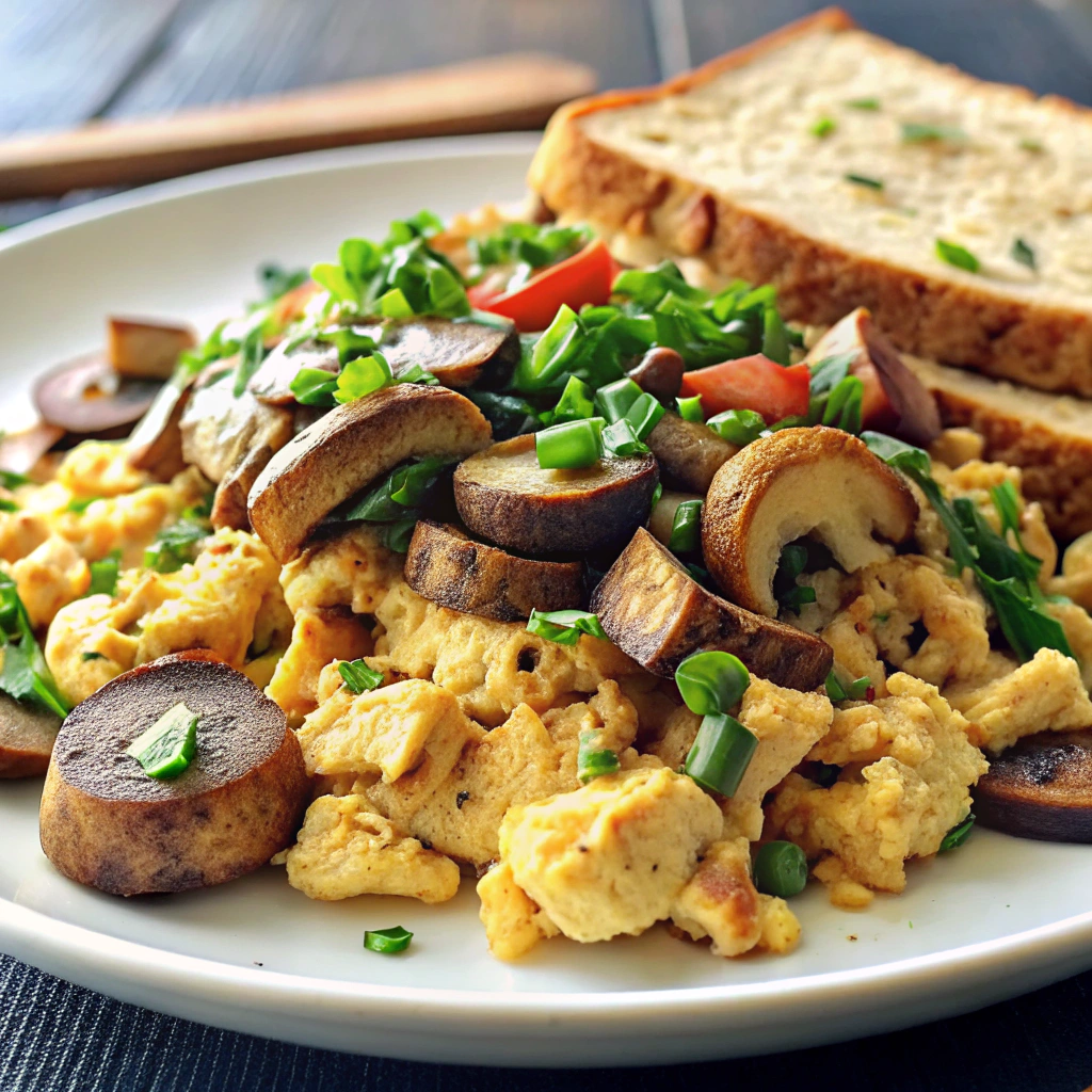 Tofu & Mushroom Scramble