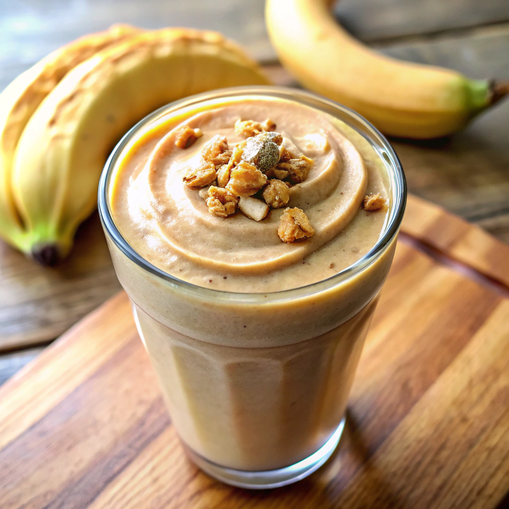 Peanut Butter Banana Protein Smoothie
