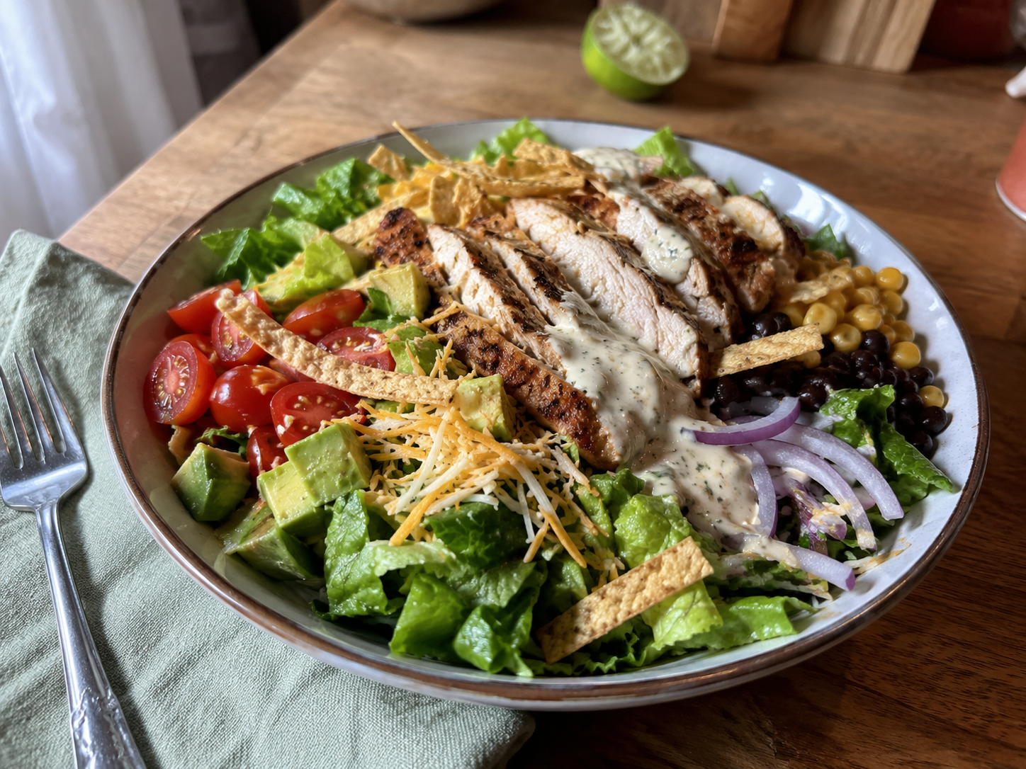 healthy taco salad